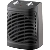 Rowenta SO2320 Comfort Compact Calefactor 2000 W- función Silence- 2 velocidades- fácil de transportar- color negro